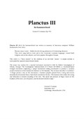 Planctus III (in memoriam William Duckworth)